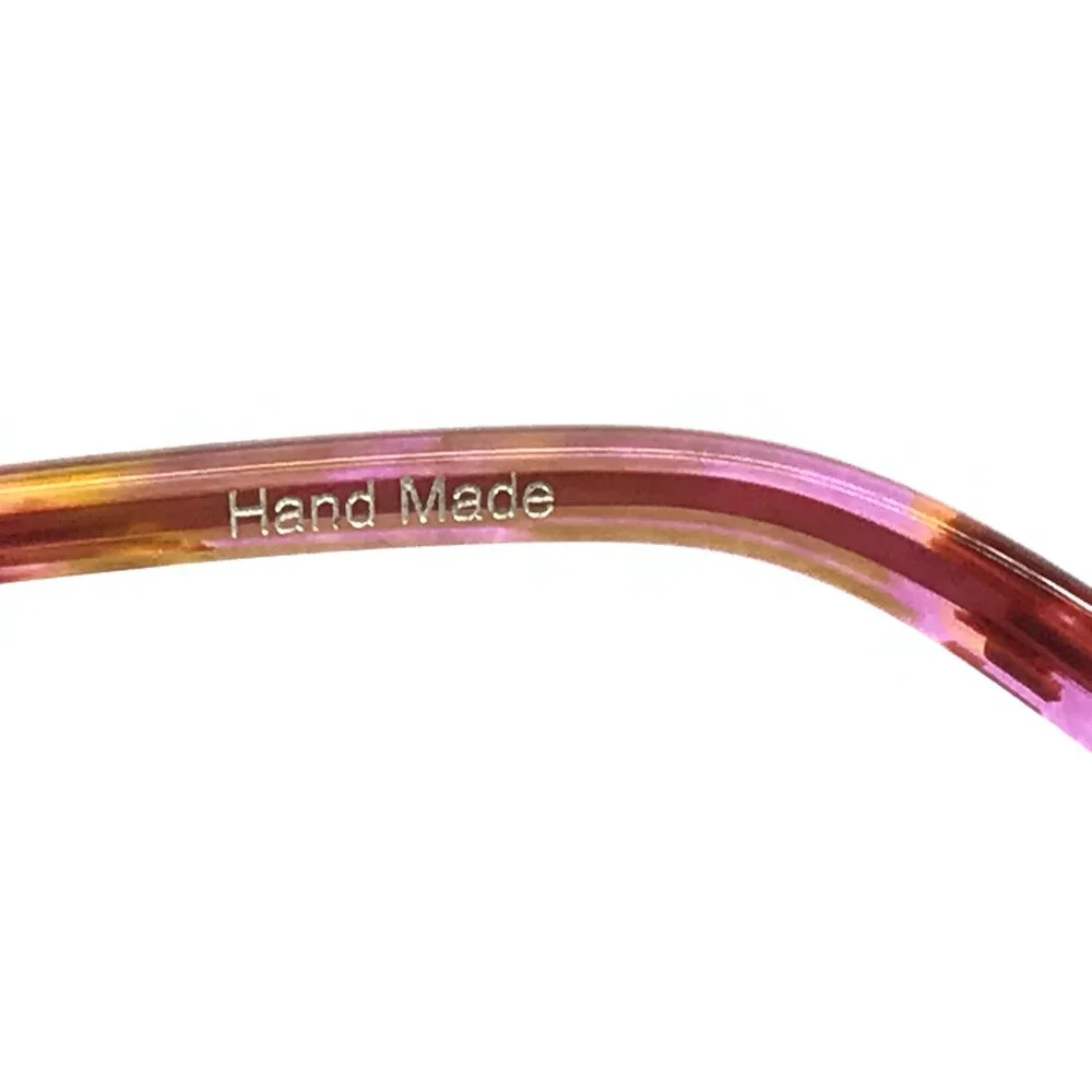 BOZ Eyeglasses Frames WOODY 3878 Orange Pink Striped Tortoise 53-15.5-135